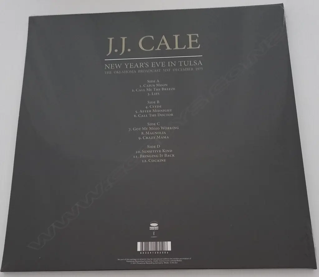 J.J. Cale, New Year's Eve in Tulsa,  (Sealed album) Image 1++